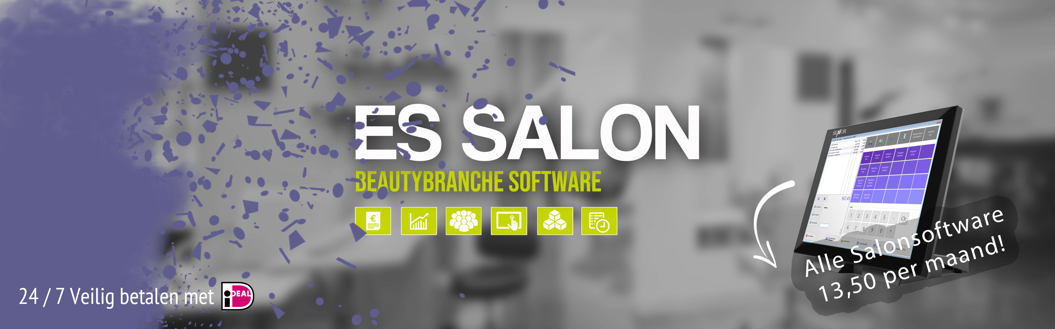 Salon software Essalon, kapper software, schoonheidssalon software, nagelsalon software
